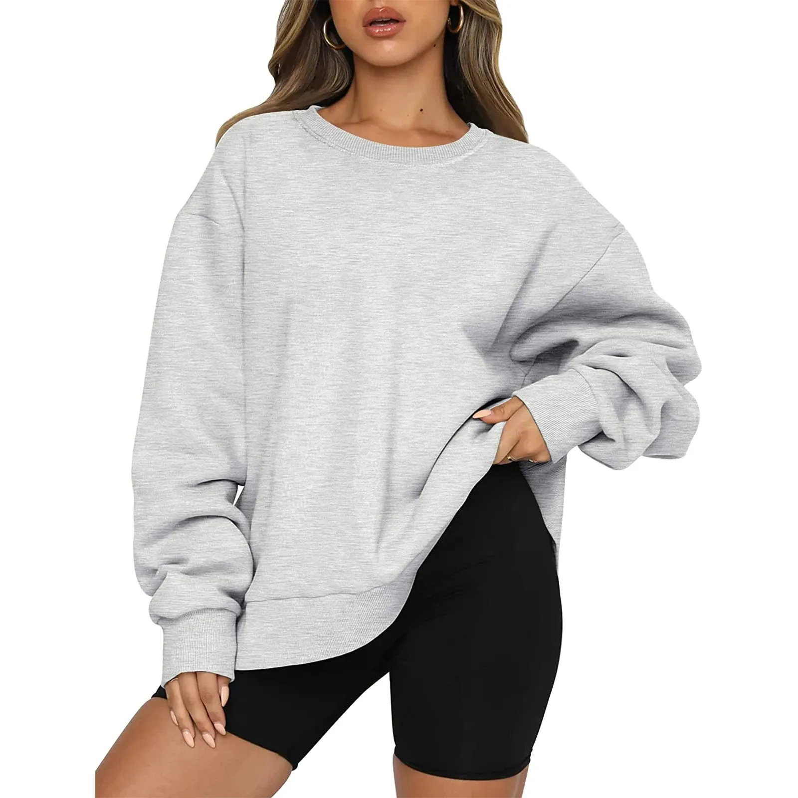 Grunge Pullover Letter Print Casual Long Sleeve Tops
