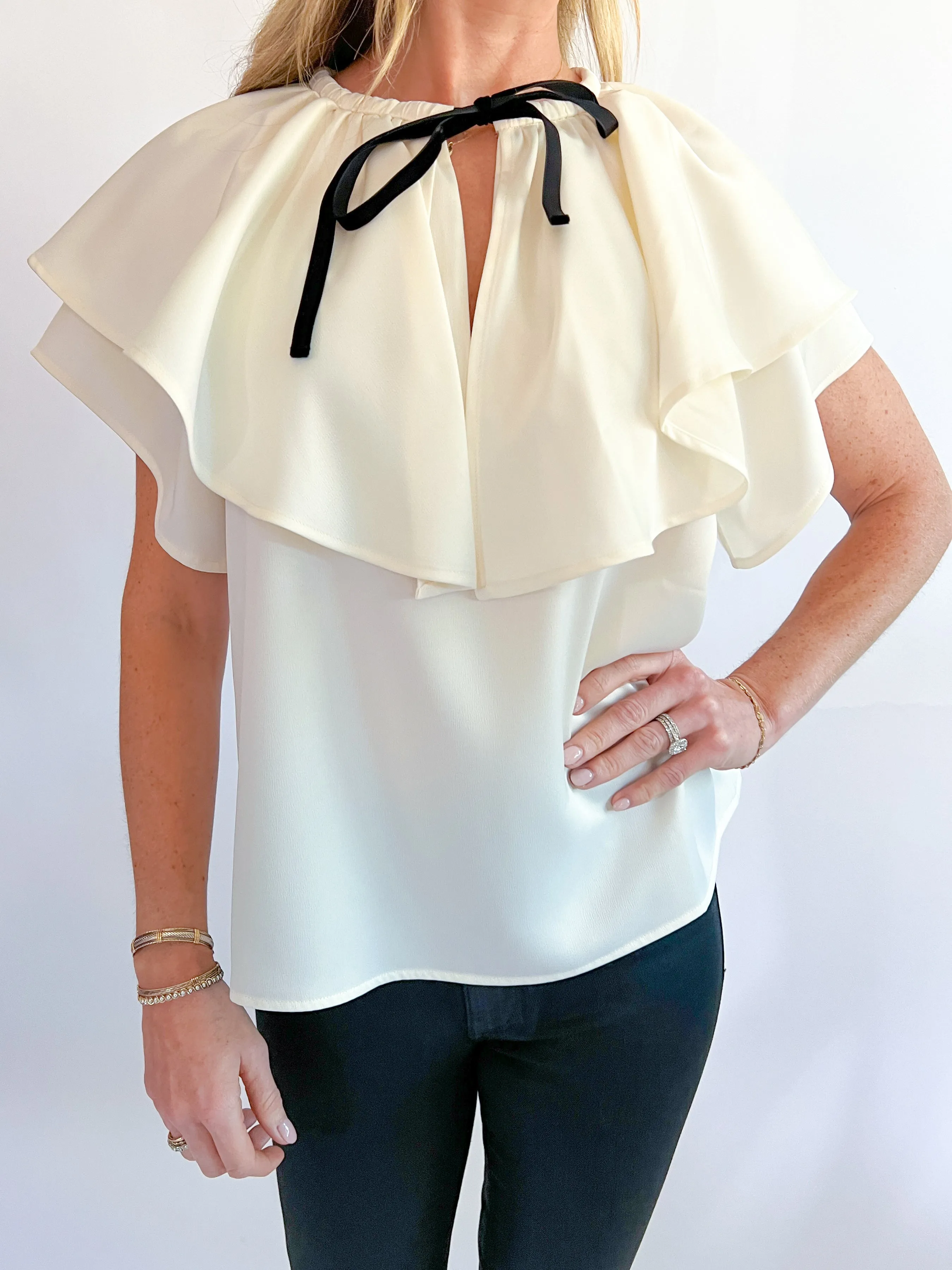 Harlan Tie Neck Top