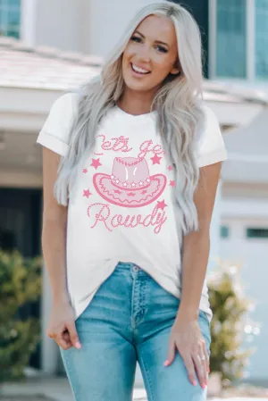 Hazel Blues® |  Cowboy Hat Graphic Round Neck Tee