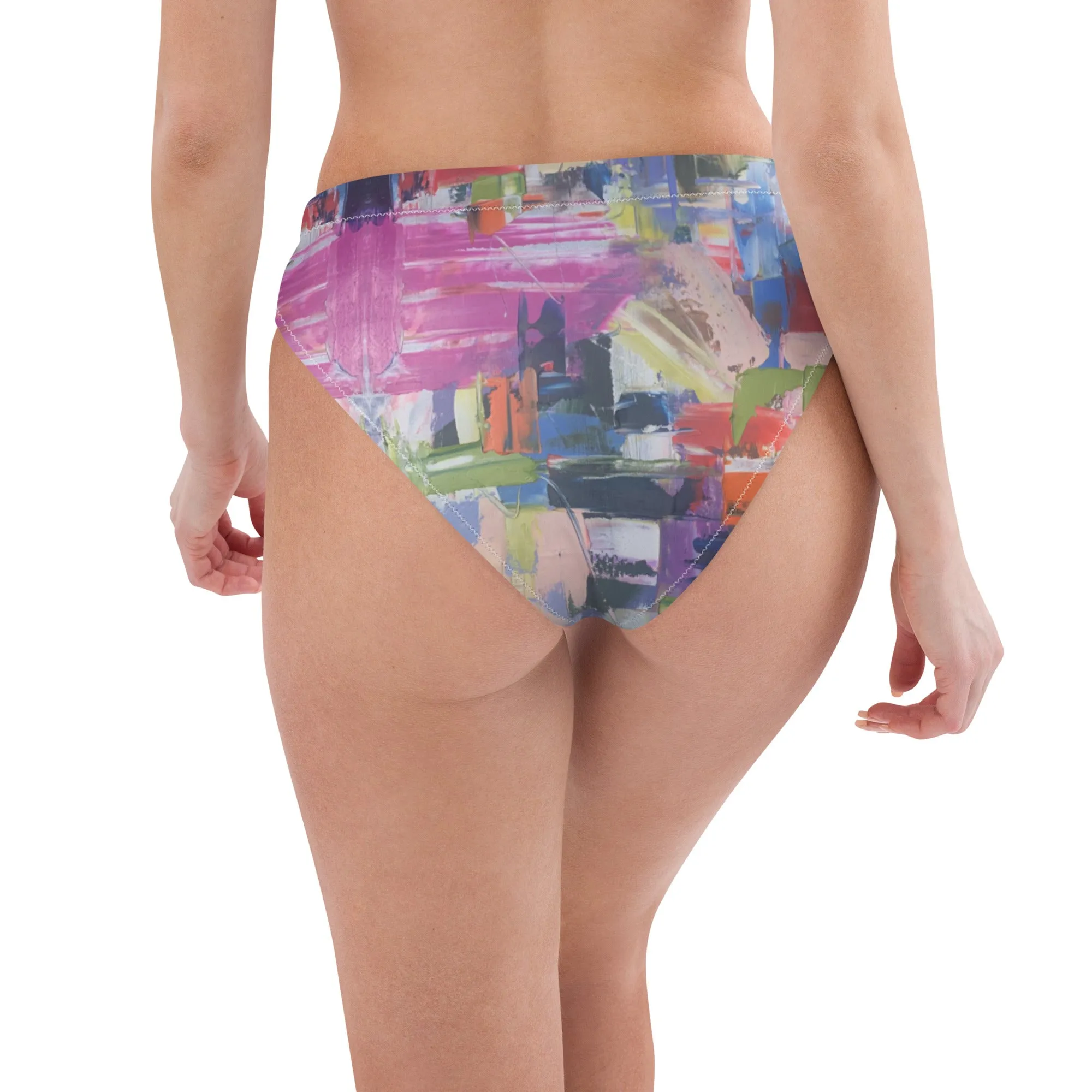 High-waisted bikini bottom "Kris Kros"