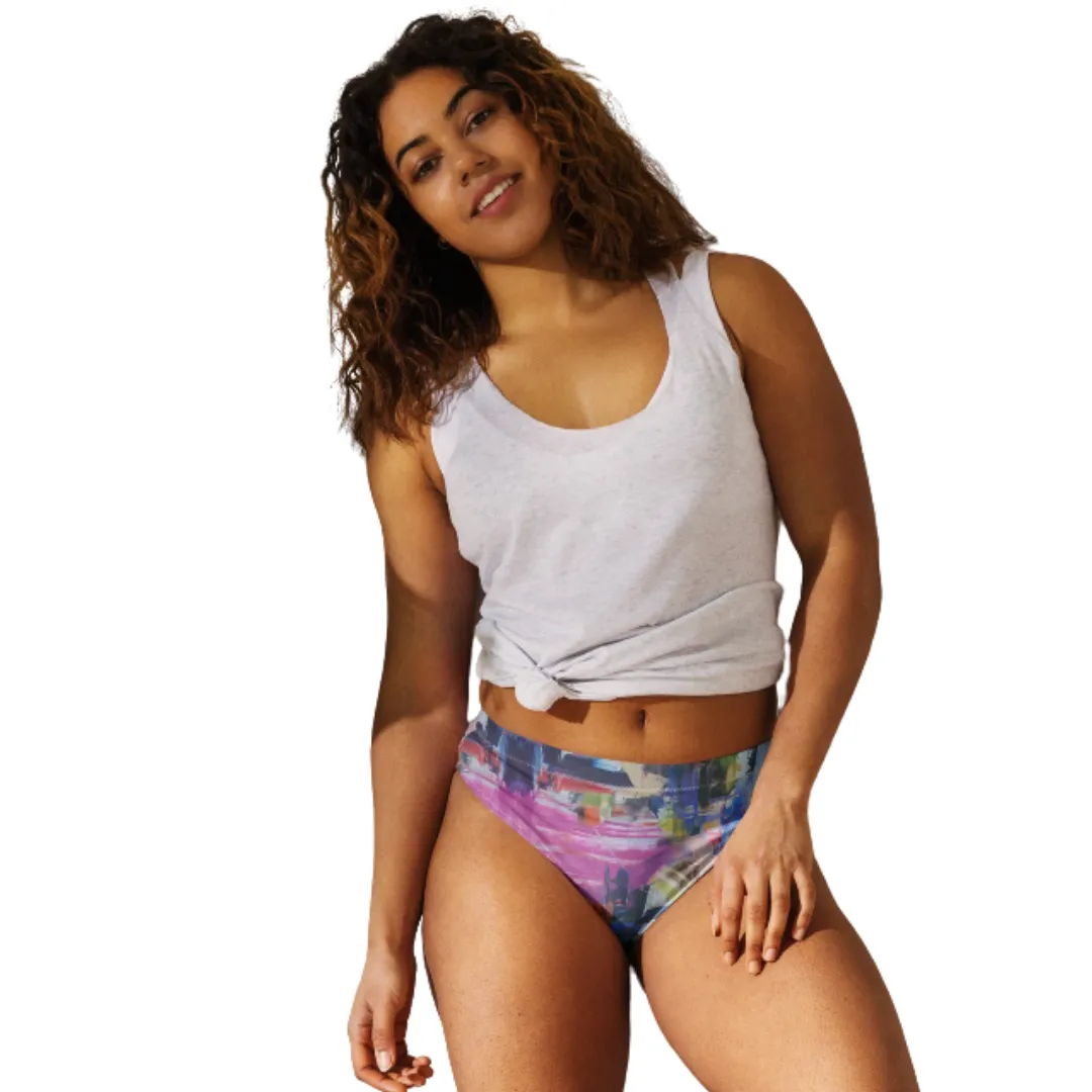 High-waisted bikini bottom "Kris Kros"