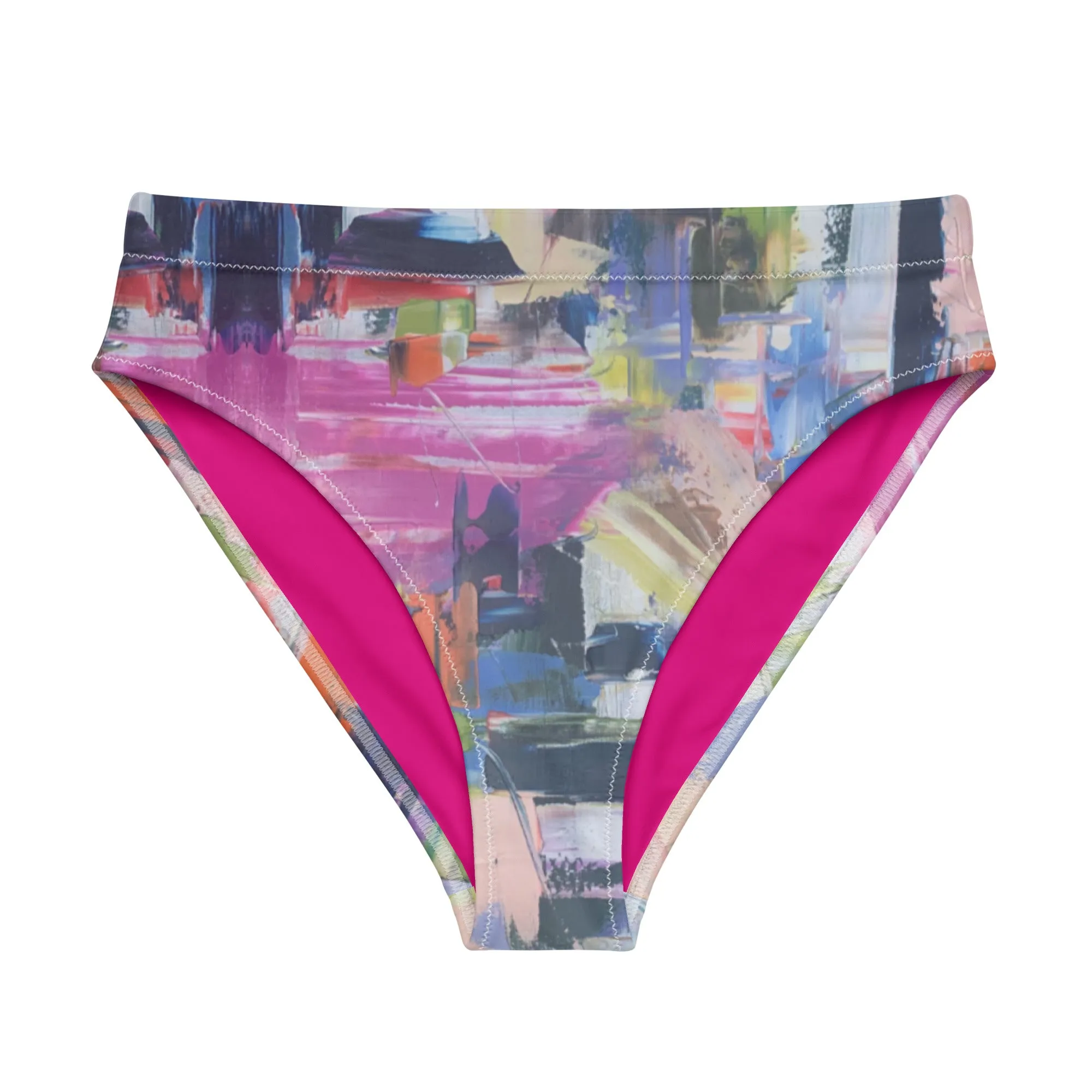 High-waisted bikini bottom "Kris Kros"