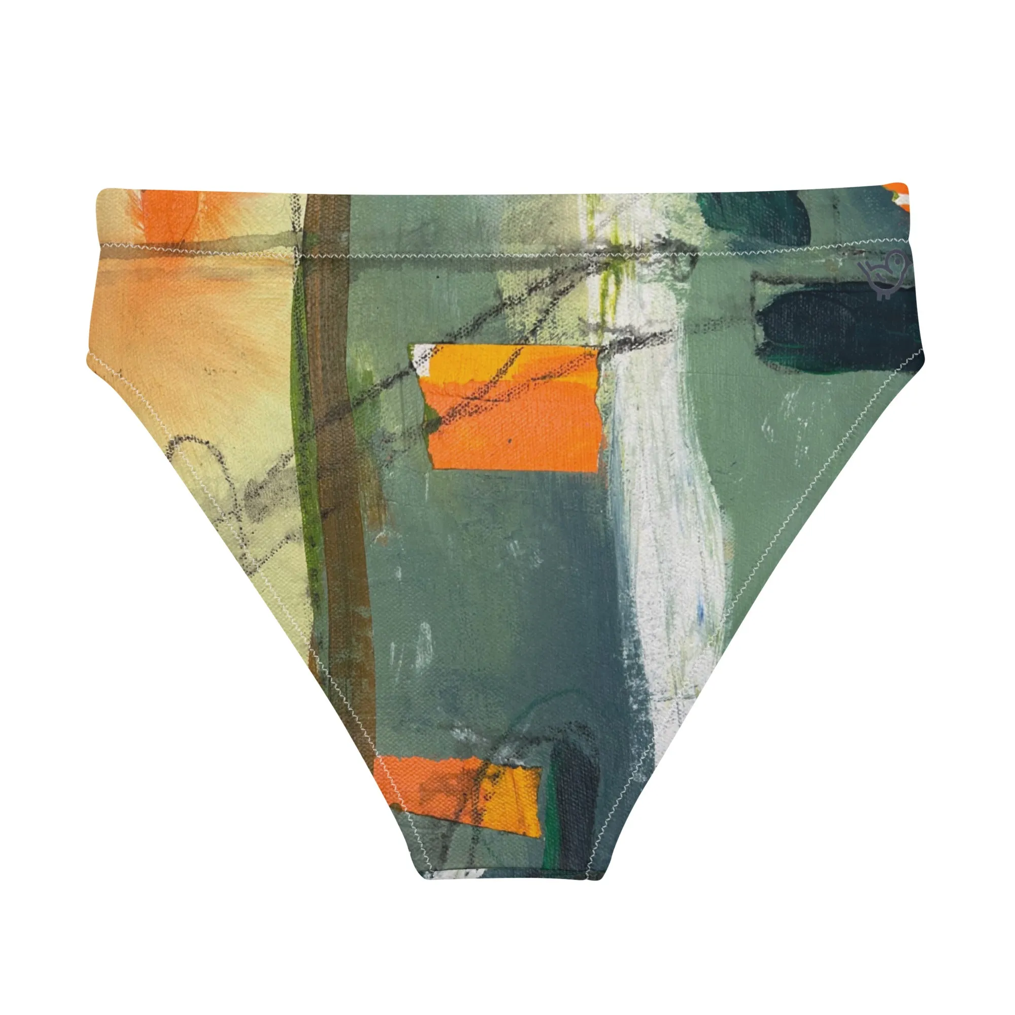 High-waisted bikini bottom "Sink or Swim"