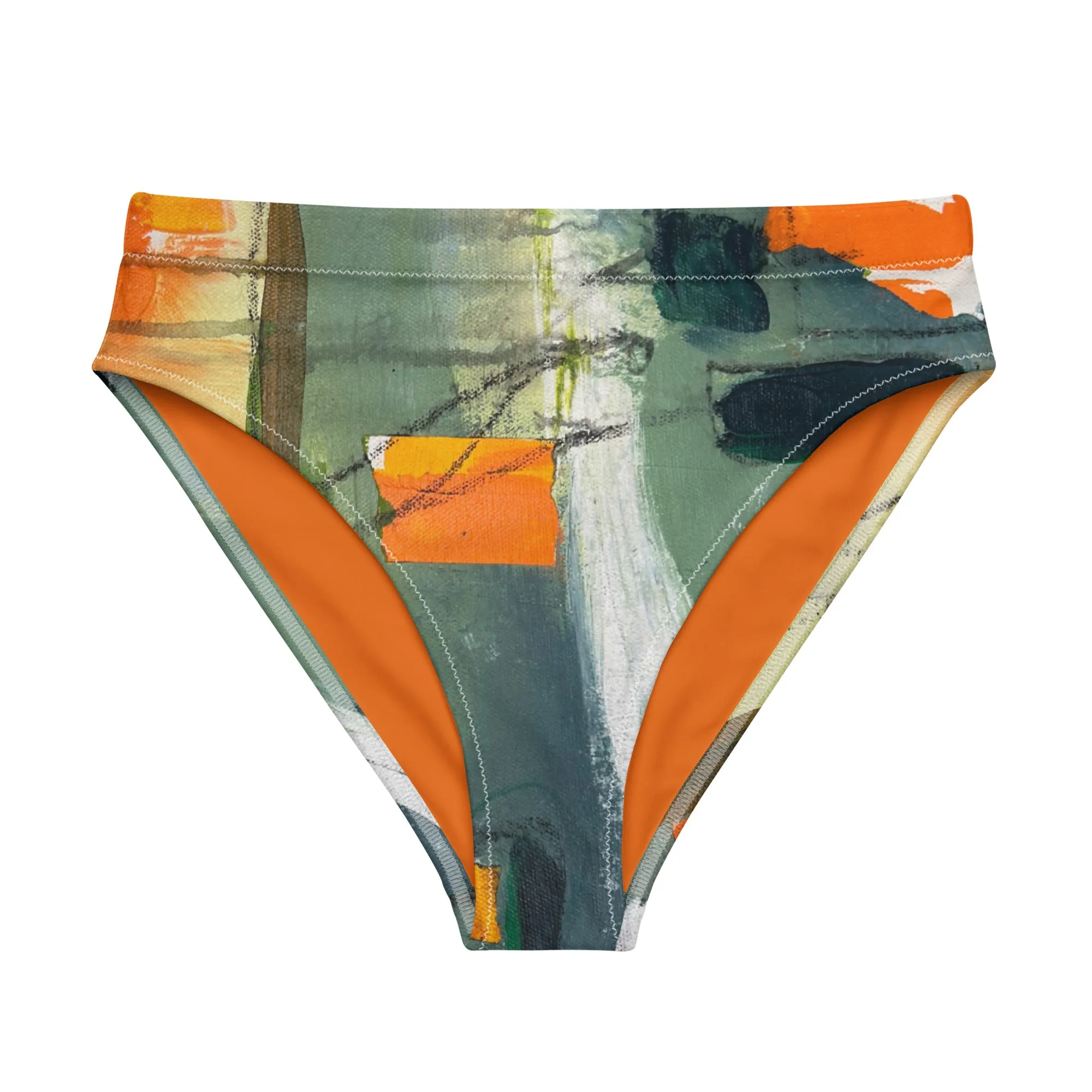 High-waisted bikini bottom "Sink or Swim"