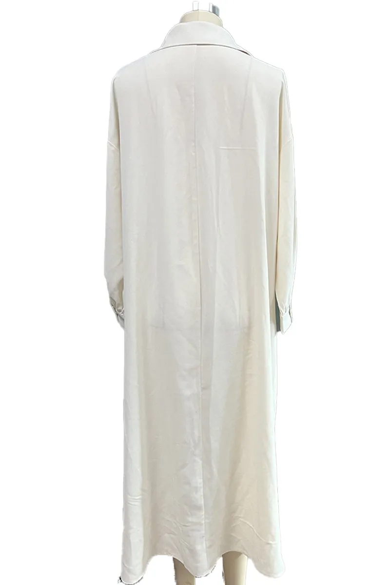 HTR1030 Flowy High-Low Hemline Blouse Tops