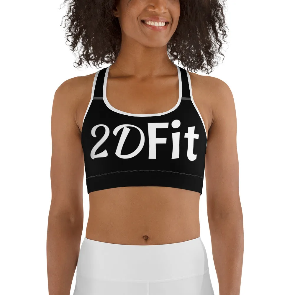 I AM A BAD ASS 2D FIT Sports Bra