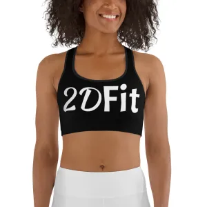I AM A BAD ASS 2D FIT Sports Bra