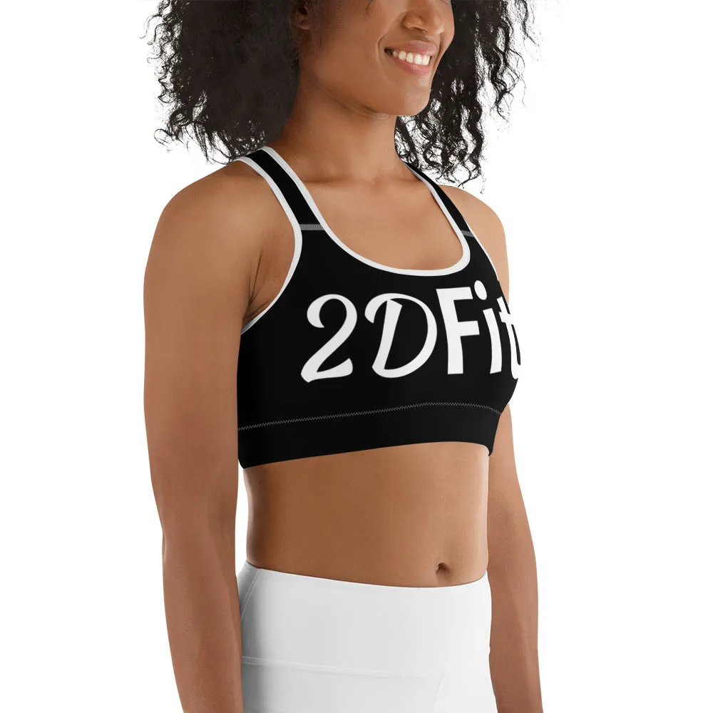 I AM A BAD ASS 2D FIT Sports Bra