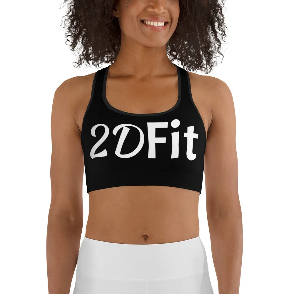 I AM A BAD ASS 2D FIT Sports Bra