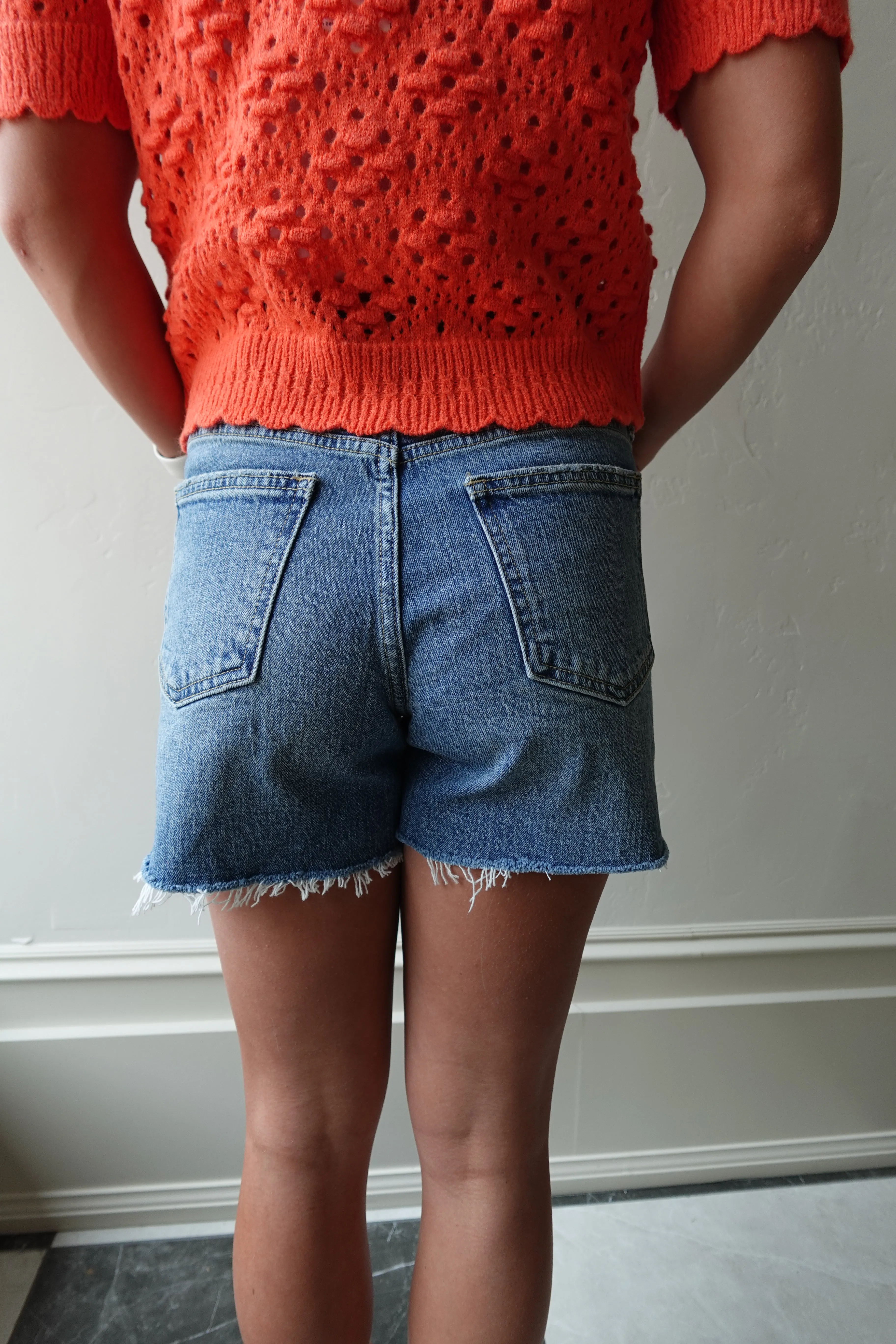 I Need A Vacay Denim Shorts