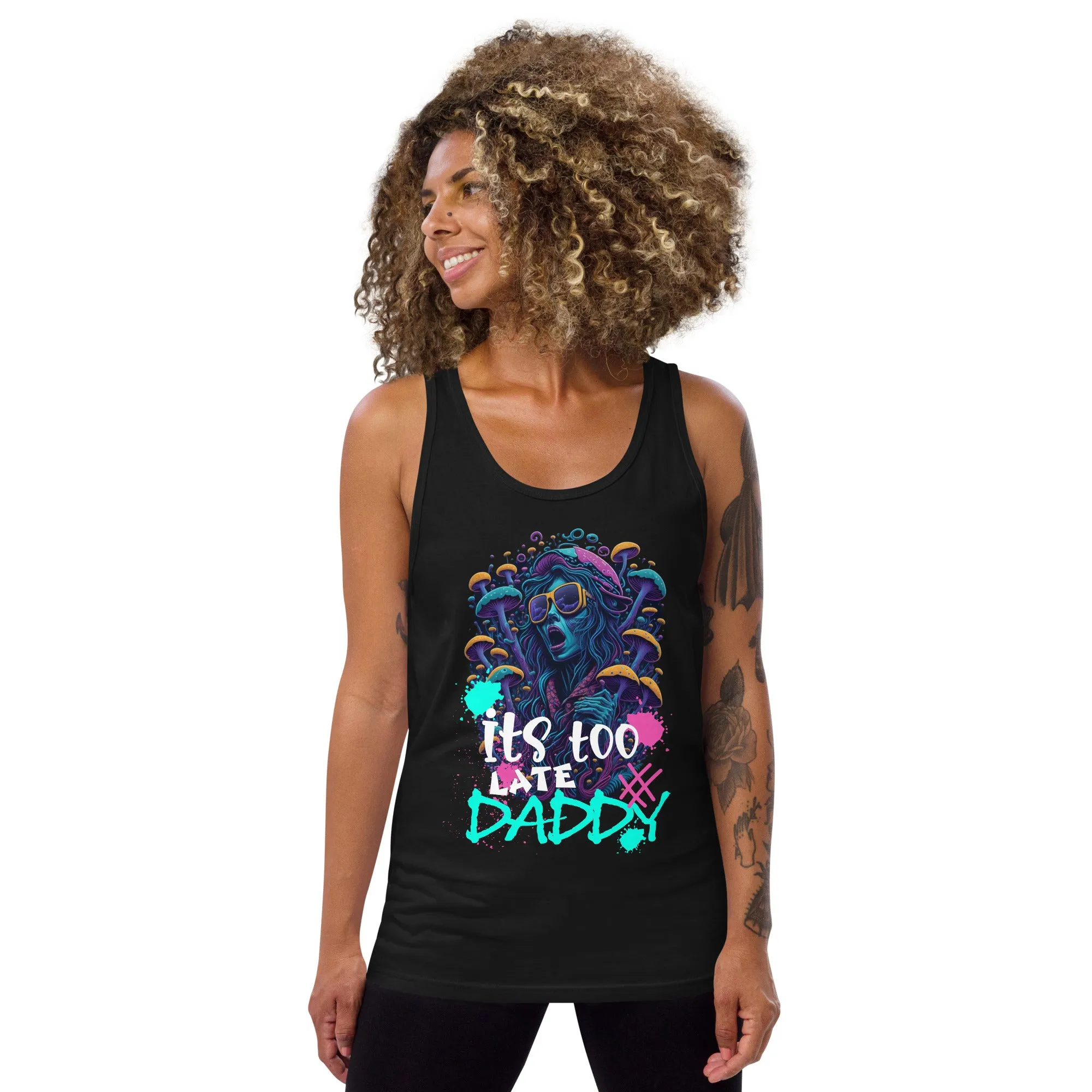 Ibiza Clothing | It's too late Daddy Rave Tank Top