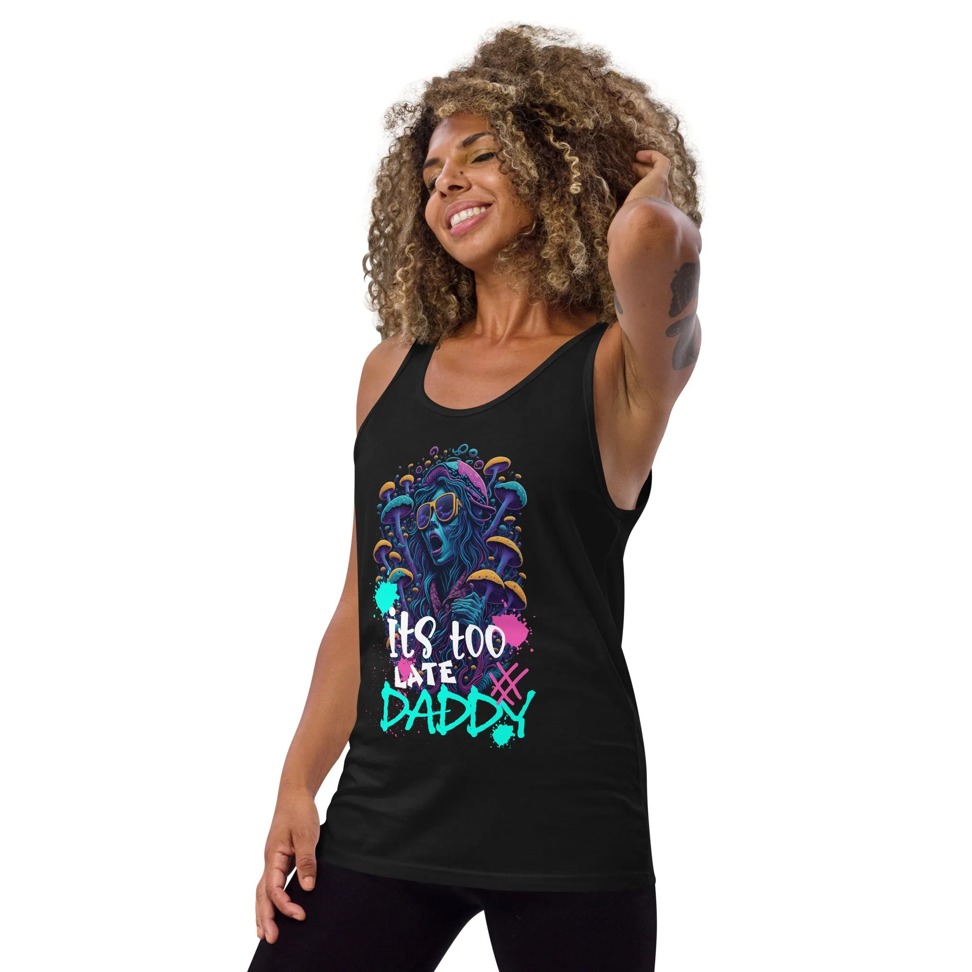Ibiza Clothing | It's too late Daddy Rave Tank Top
