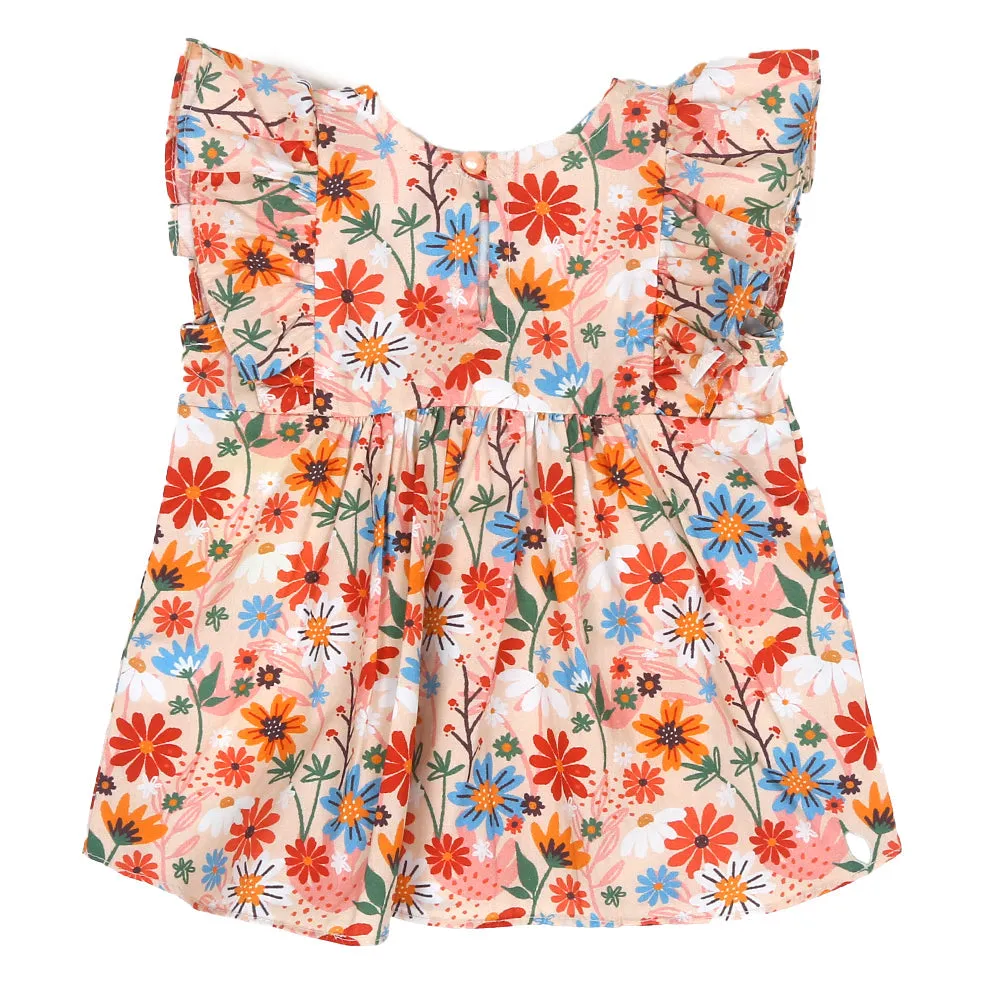 Infants Girls Casual Top Melody - Multi | Bachaa Party Baby Clothes Girls Tops & T-Shirts