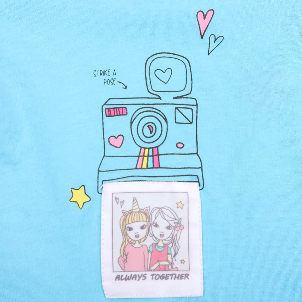 Infants Girls T-Shirt Together - T. Breeze | Bachaa Party Baby Clothes Girls Tops & T-Shirts