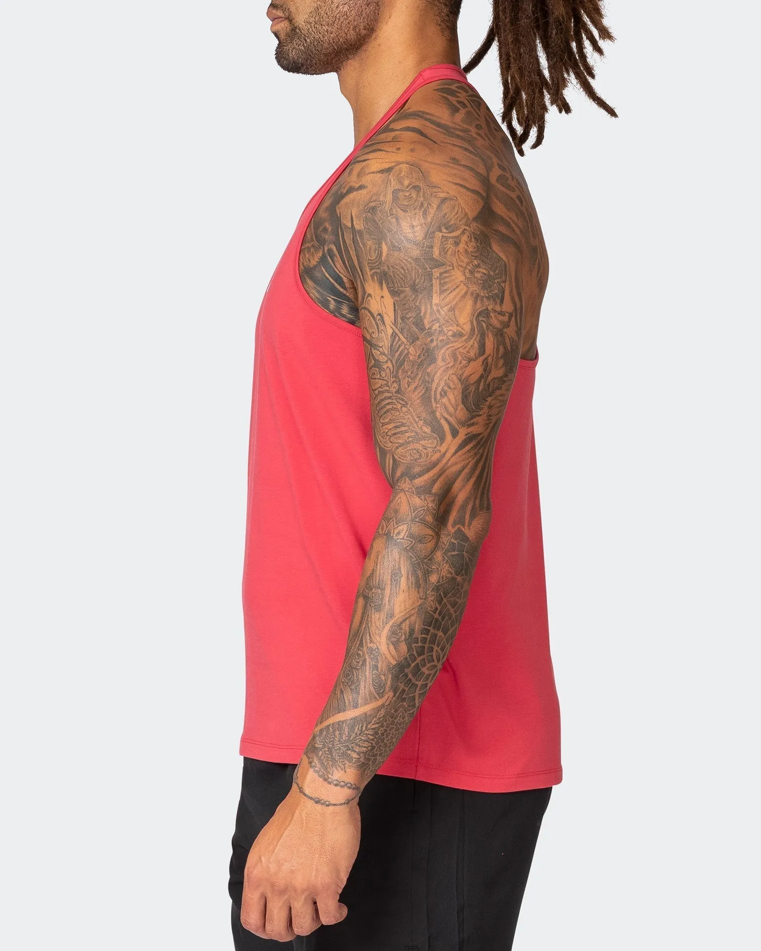 Infinite Y Back Singlet - Cardinal