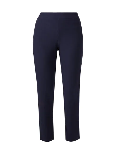 Ink Blue Slim Stretch Ankle Pant
