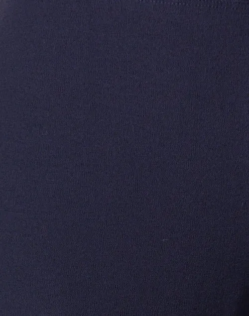 Ink Blue Slim Stretch Ankle Pant