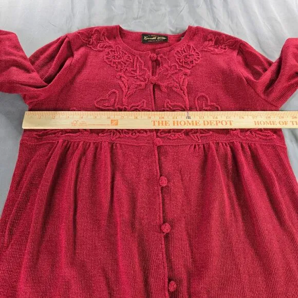 Invisible World Sweater Medium Alpaca Silk Blend Alaska Hearts Valentines Soft