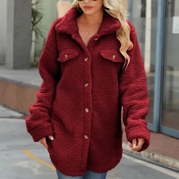 Ivory Button Down Coat
