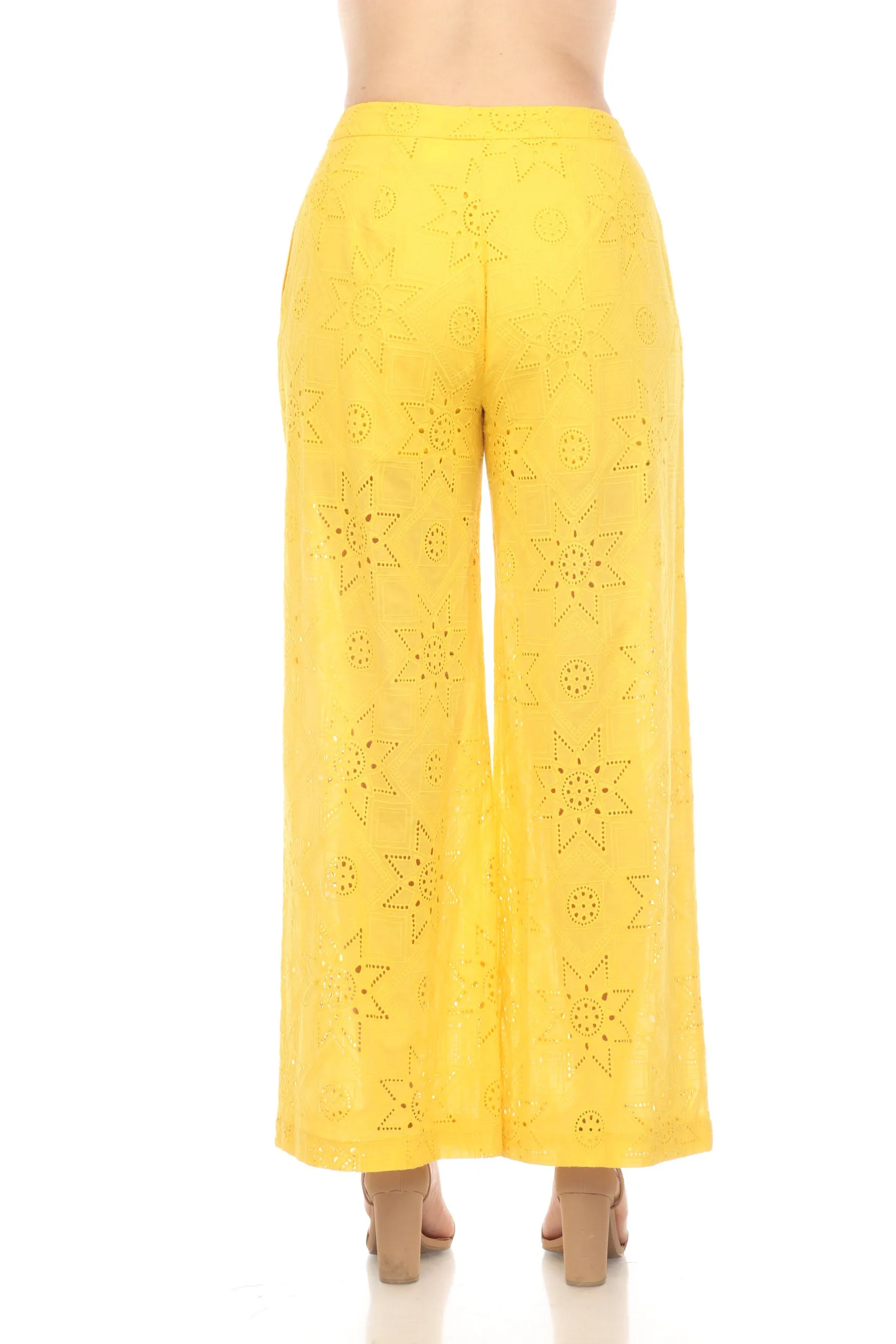 Johnny Was Jade Kolbie Wide Leg Pants Boho Chic L67324
