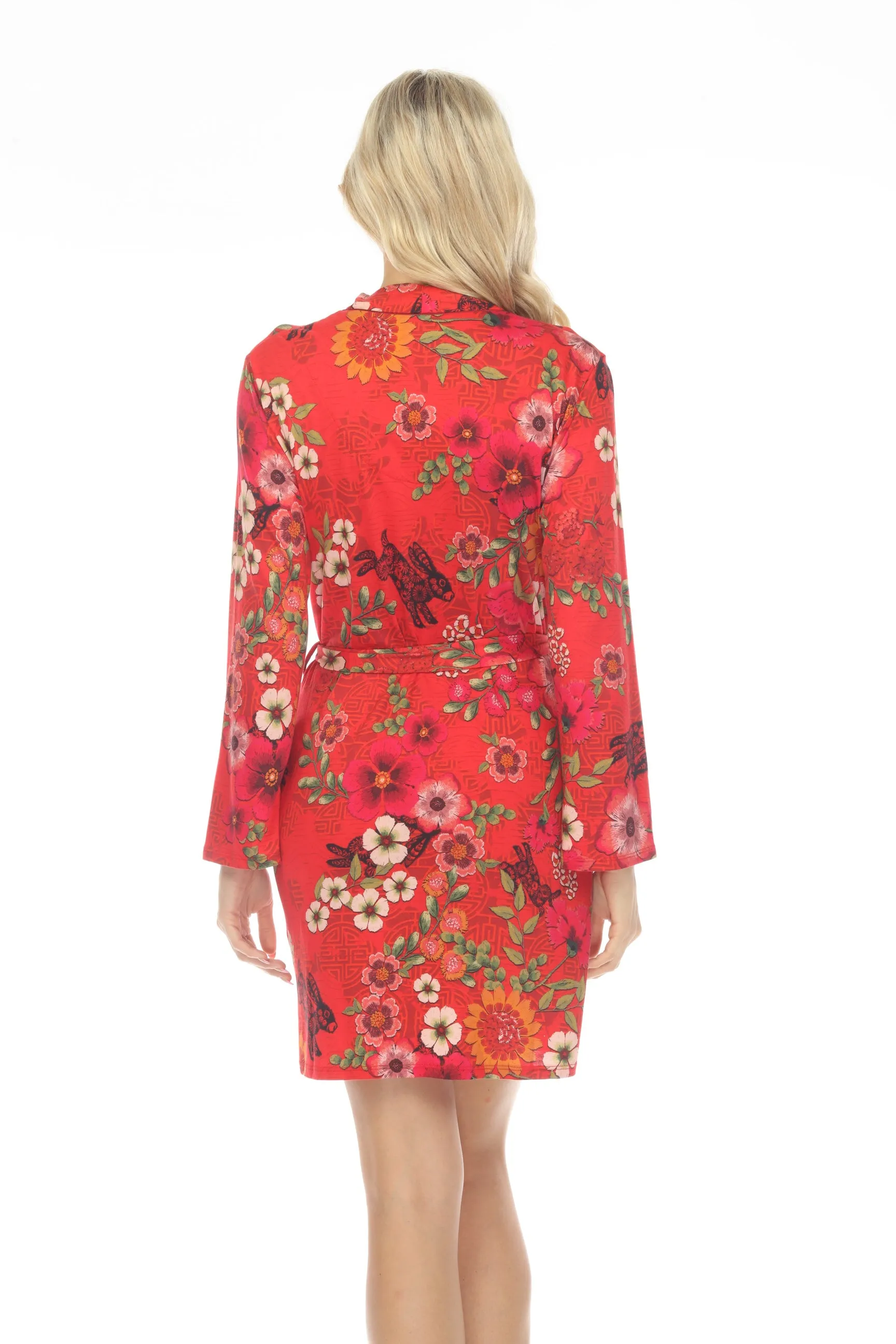 Johnny Was Lunar Year Floral Sleep Robe Boho Chic MS8723-L