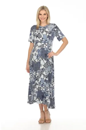Johnny Was Moonlight Glass Tee Dress Boho Chic T35124