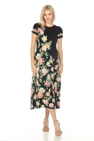 Johnny Was The Janie Birdie Favorite Cap Sleeve Dress Boho Chic T35024