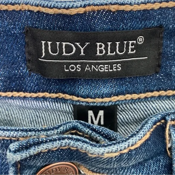 Judy Blue Beach Splash Denim Jean Shorts  Size Medium NWT