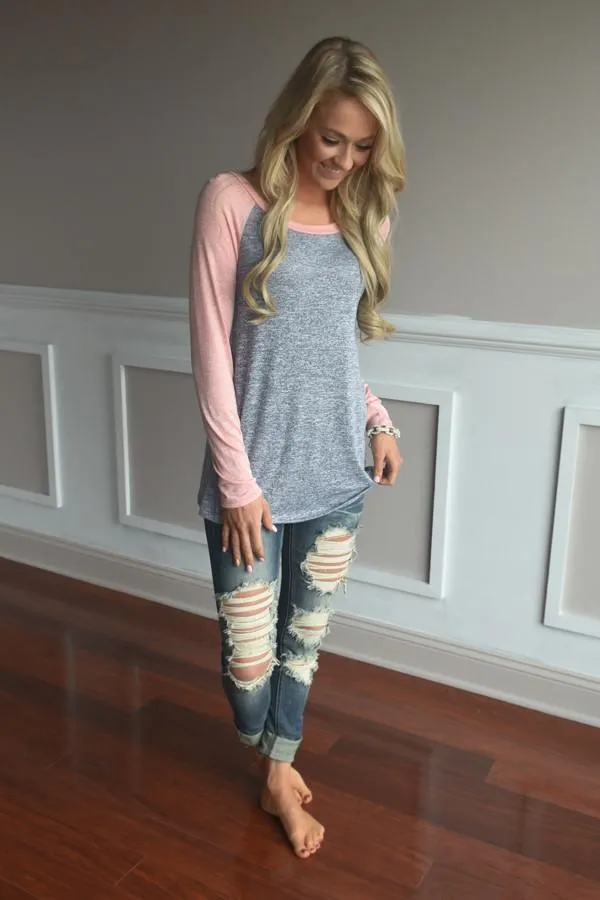 Just Because Top ~ Coral