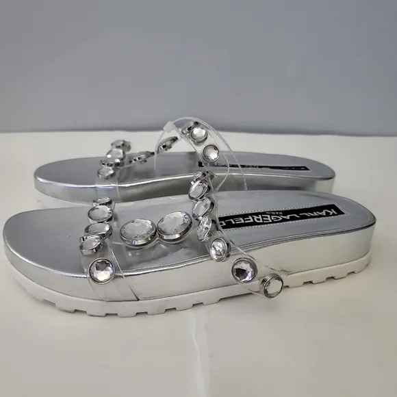Karl Lagerfeld Paris Belinda Women's Flat Heeled Sandal