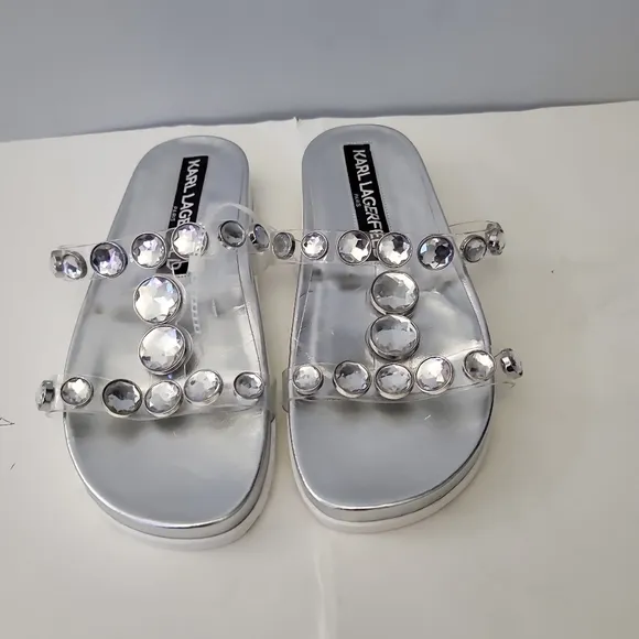 Karl Lagerfeld Paris Belinda Women's Flat Heeled Sandal