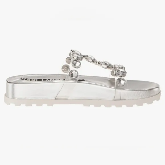 Karl Lagerfeld Paris Belinda Women's Flat Heeled Sandal