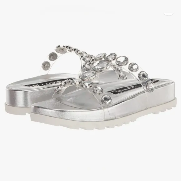 Karl Lagerfeld Paris Belinda Women's Flat Heeled Sandal
