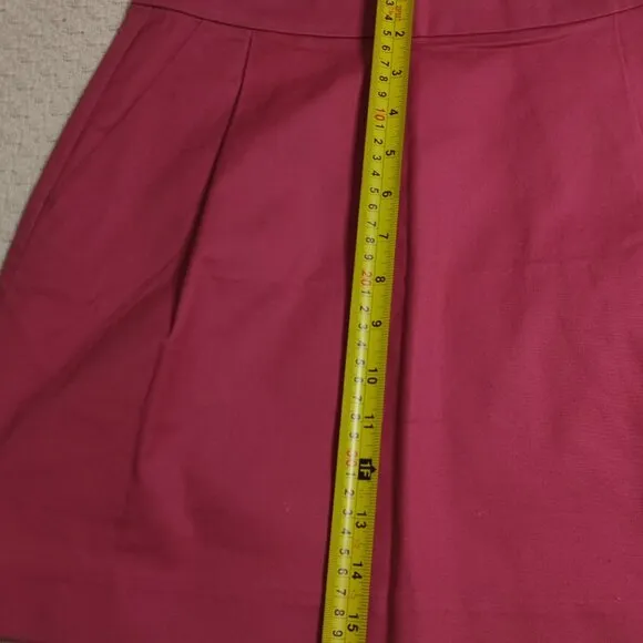 Kate Spade Womens Skirt Pink 4  Mini Skirt Cotton