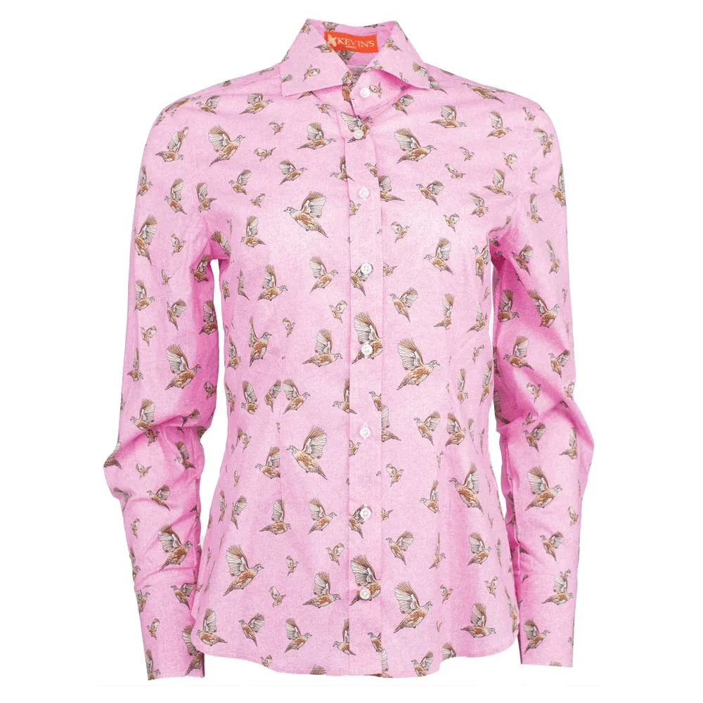 Kevin's Finest Women's Flying Quail Shirt