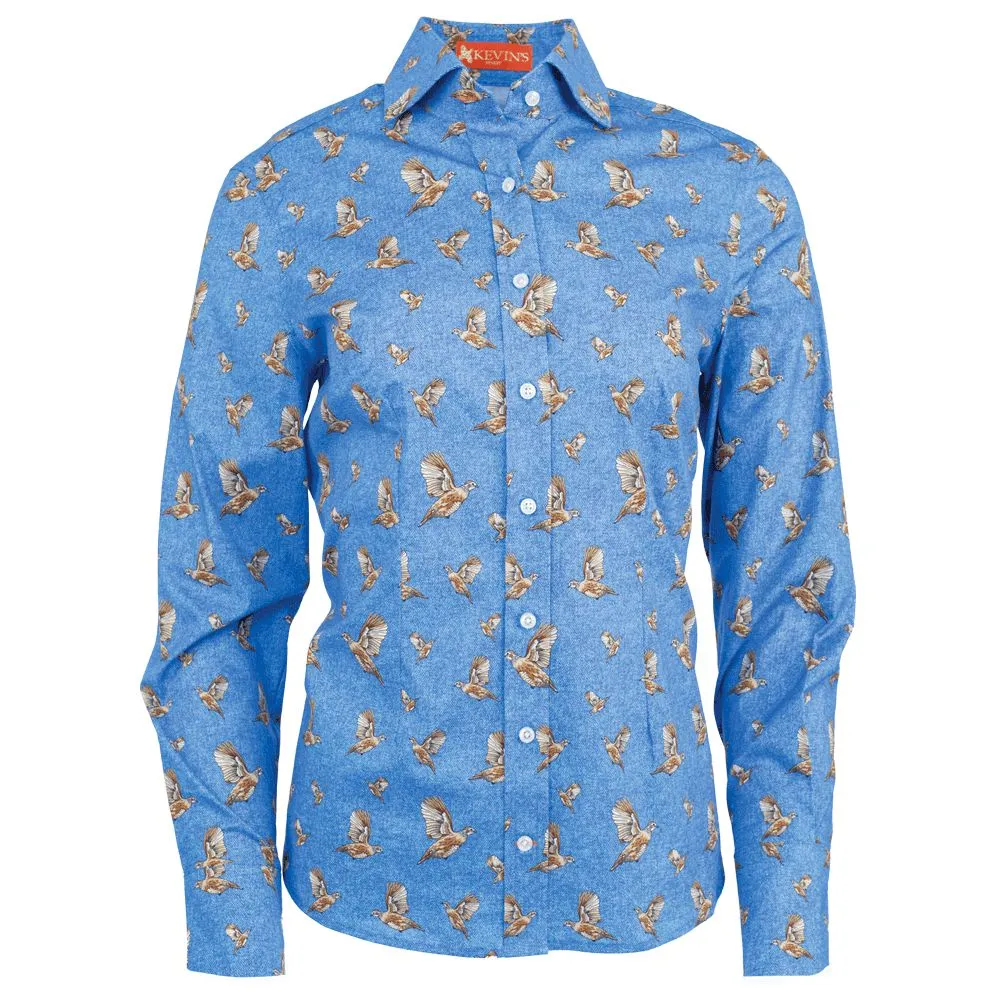 Kevin's Finest Women's Flying Quail Shirt