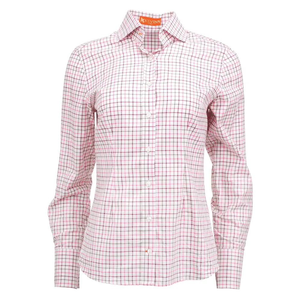 Kevin's Finest Women's Pink Tattersall