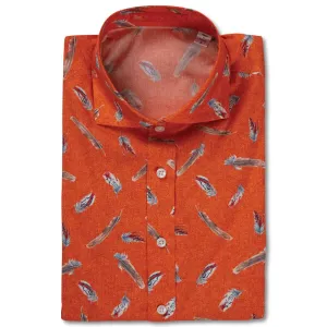 Kevin's Finest Women's Upland Feather Pattern Shirt