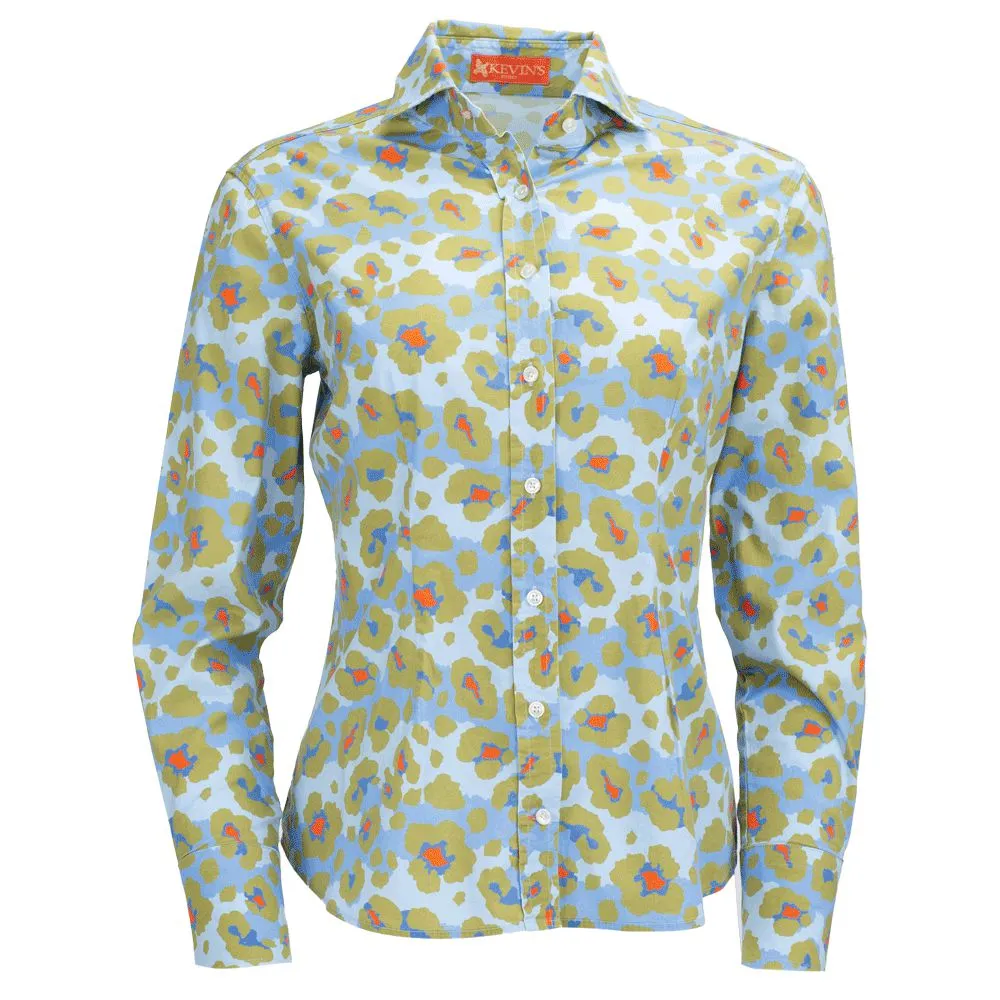 Kevin's Finest Women's Upland Leopard Shirt