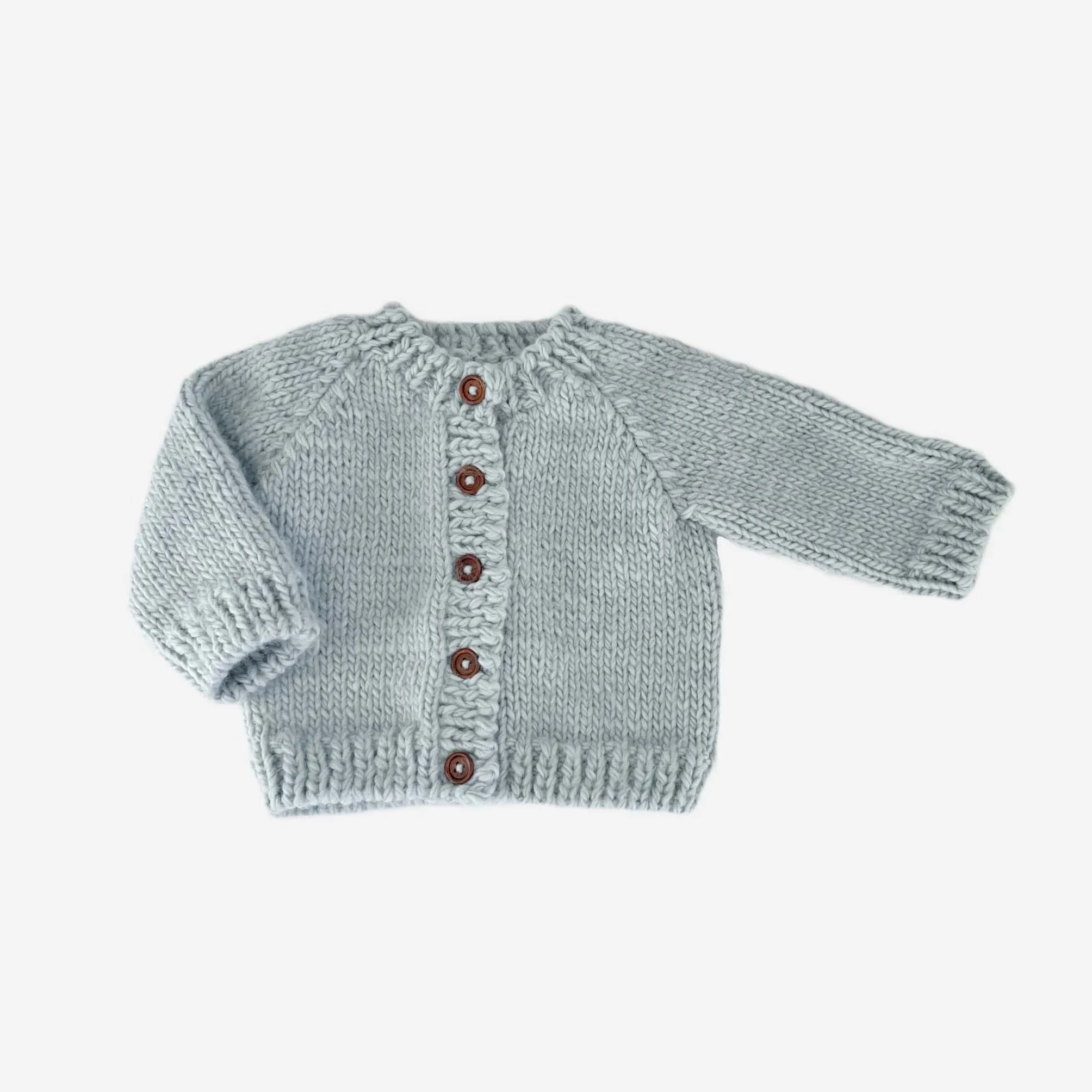 Kid's Classic Cardigan, Bowie Grey