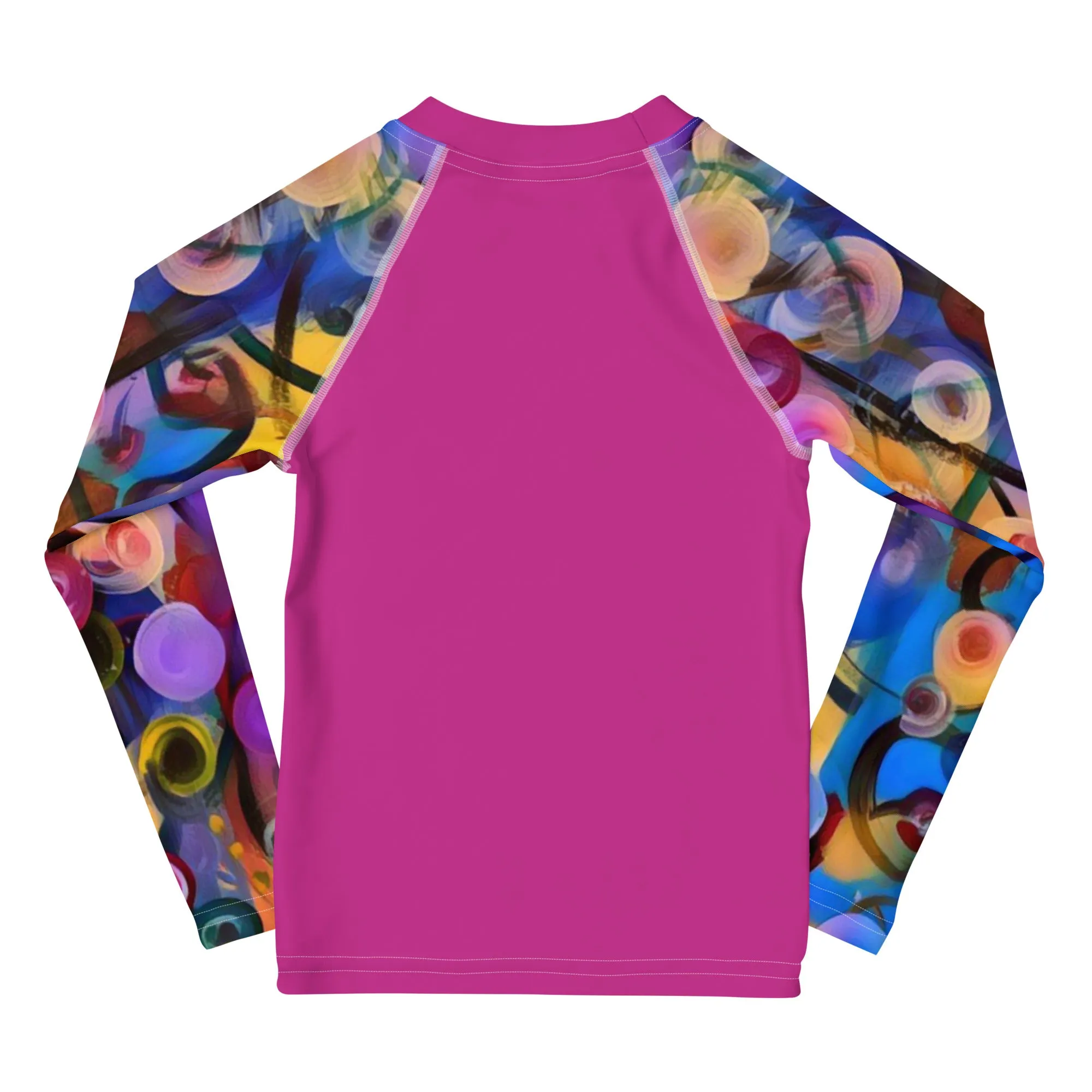 Kids Rash Guard Pink with "Breeze" Arms