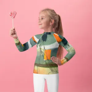 Kids Rash Guard "Sink or Swim"