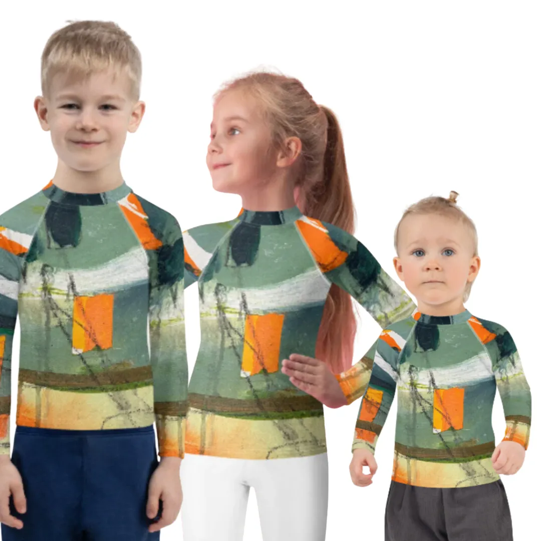 Kids Rash Guard "Sink or Swim"