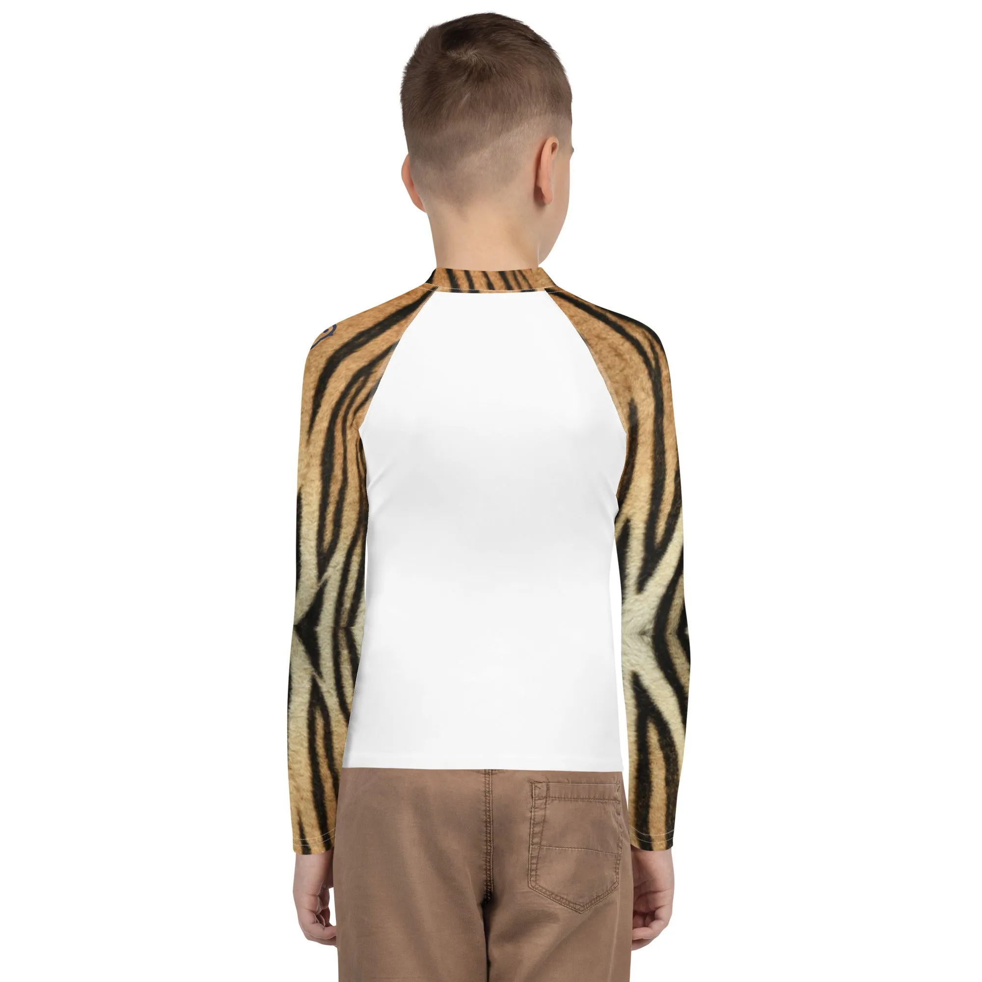 Kids Rash Guard - Tiger Print 2-7