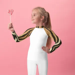 Kids Rash Guard - Tiger Print 2-7