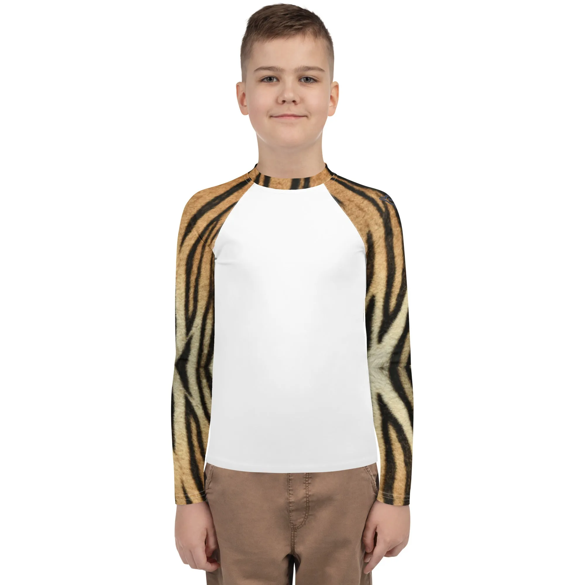 Kids Rash Guard - Tiger Print 2-7