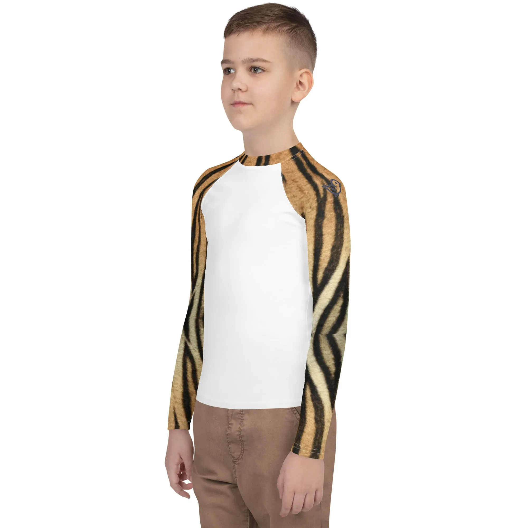 Kids Rash Guard - Tiger Print 2-7