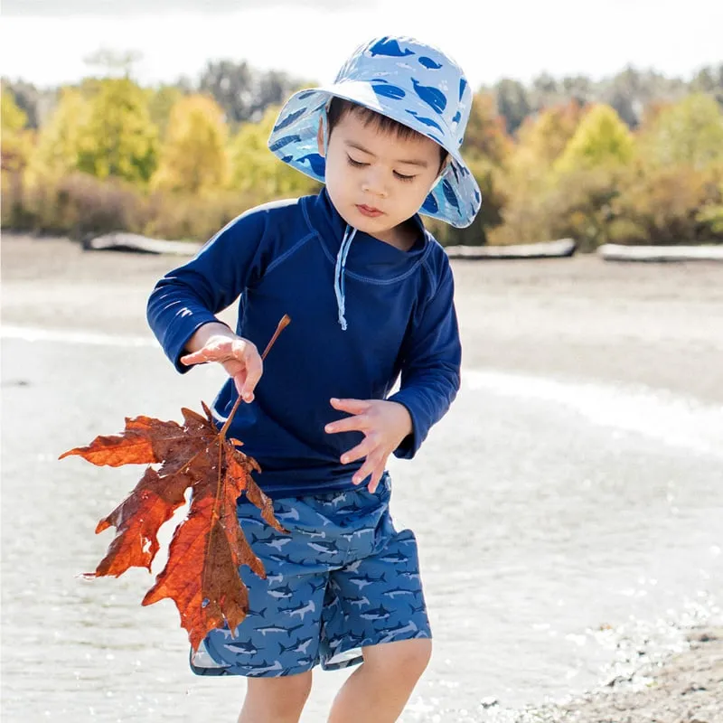Kids UV Rashguard Top - Navy
