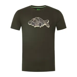 KORDA Outline Tee | Dark Olive