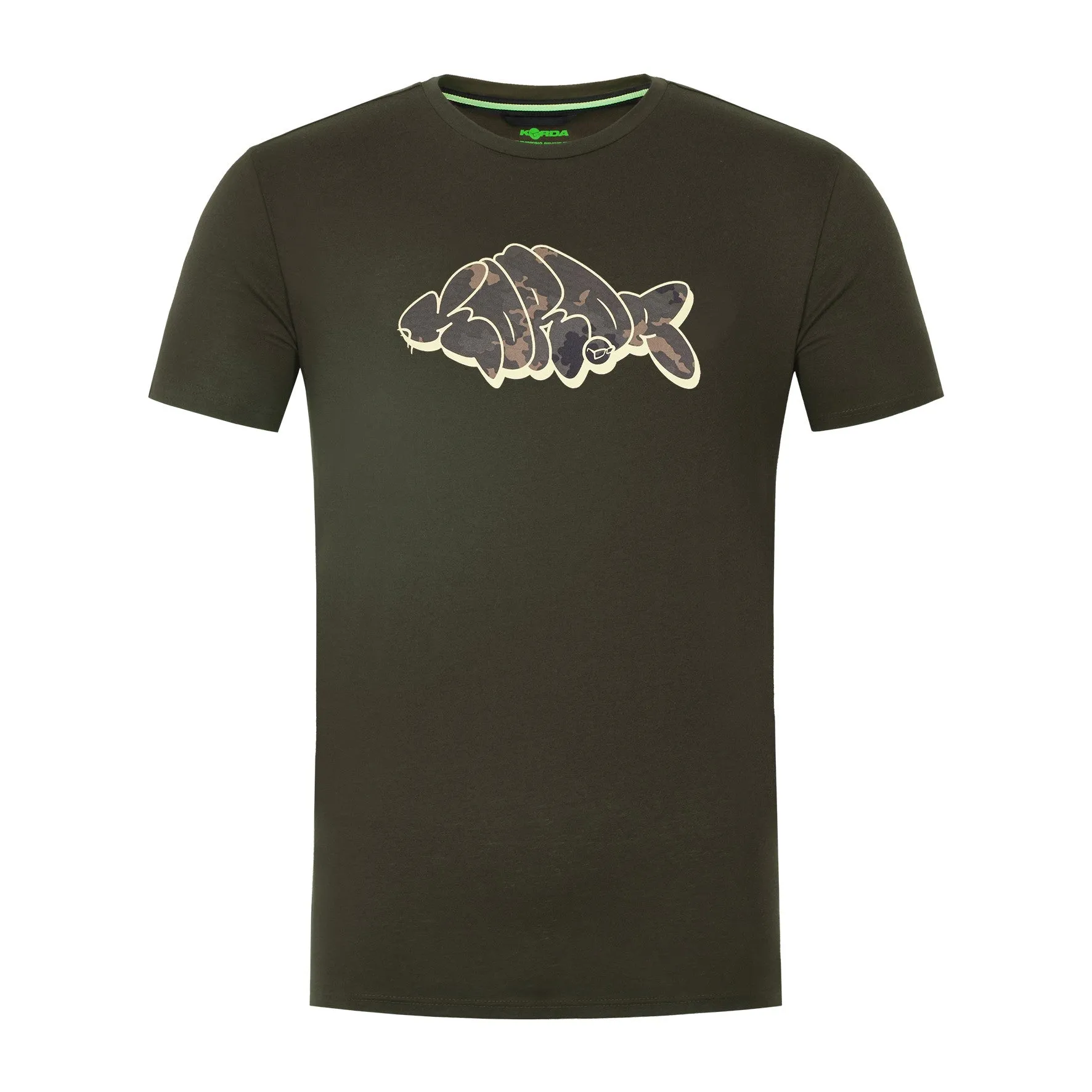 KORDA Outline Tee | Dark Olive
